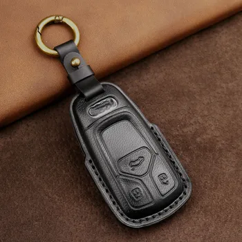 Custodia portachiavi per Auto custodia portachiavi per Audi a1 a3 8v a4 b9 a5 a6 c7 q3 q5 q7 tt supporto Shell Auto portachiavi proteggi Set accessori - Custodia portachiavi per Auto custodia portachiavi per Audi a1 a3 8v a4 b9 a5 a6