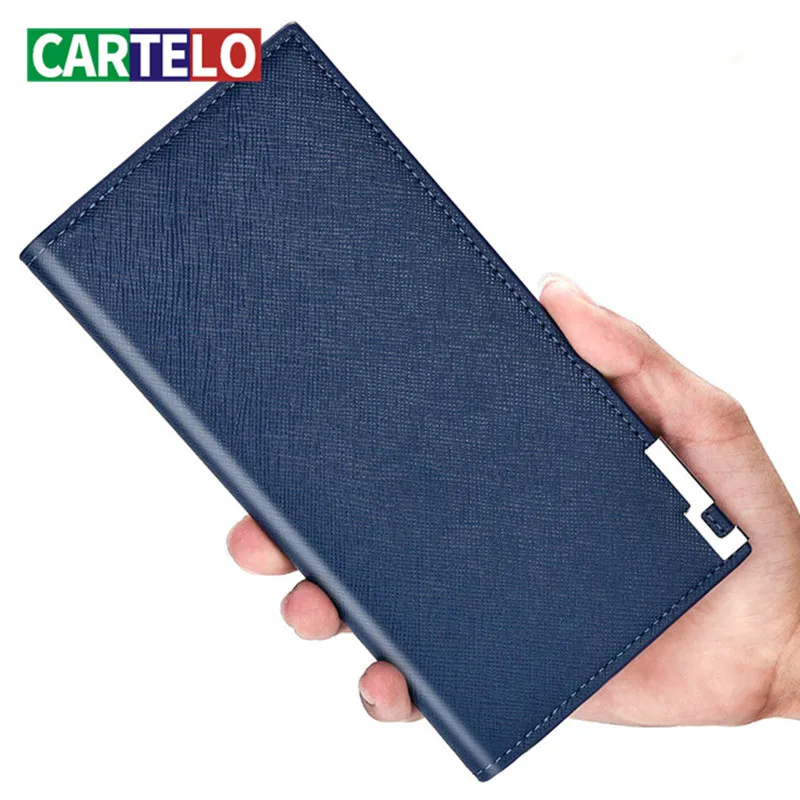 Новинка 2020 оригинальный мужской кошелек CARTELO с длинным отделением Корейская