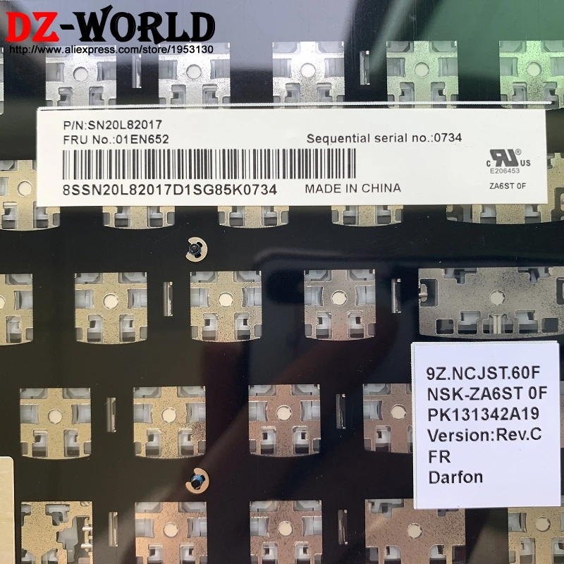 FR Французская клавиатура для lenovo Thinkpad 13 Gen2 T470S ноутбук Франция Teclado 01EN652 01EN611