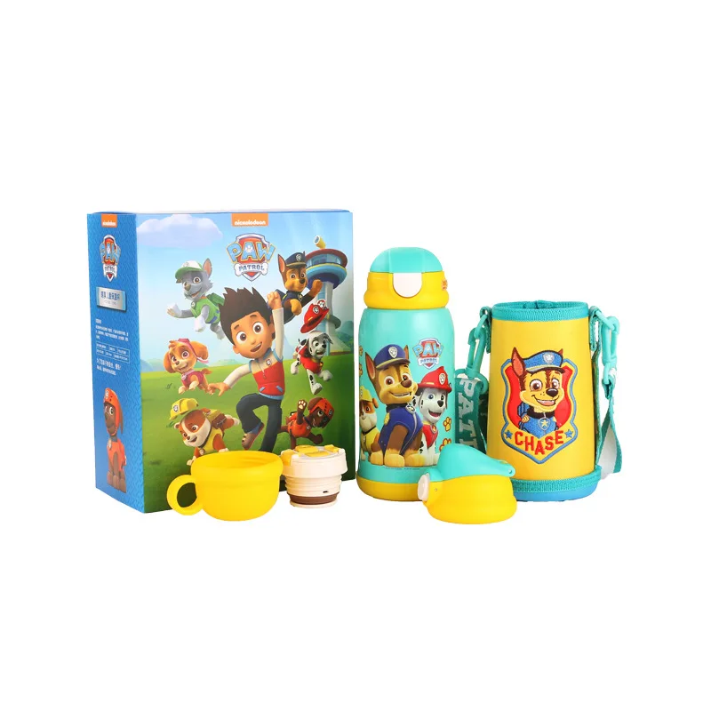 550 мл, настоящий термос Paw Patrol из нержавеющей стали, многоразовая бутылка, Щенячий патруль, Скай Чейз, детский подарок на день рождения