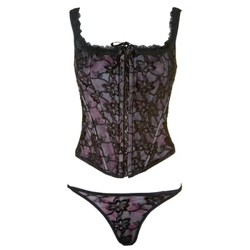 

Temperament and interest clothing Strapless corset lace bone dress retro dancer