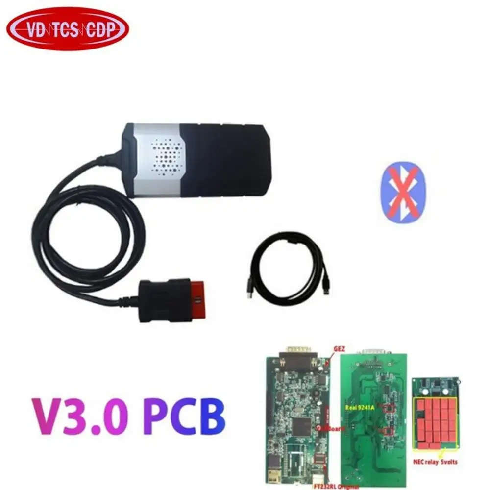 vci tcs obd obd2 сканер V3.0 реле 2015R3 keygen/,00 для delphis vd ds150e cdp bluetooth автомобильный диагностический инструмент - Цвет: Del-ph1 no BT