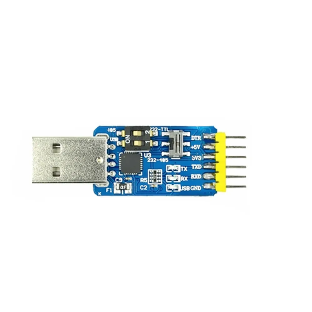 Win2K Wince,Linux,Mac Win7 DAOKI 1Pcs Convert Module CP2102 USB to TTL485 232 USB to TTL RS232 USB TTL to RS485 Serial Port Module 6 in 1 Mutual Convert 3.3V//5V with Win8 WinXp
