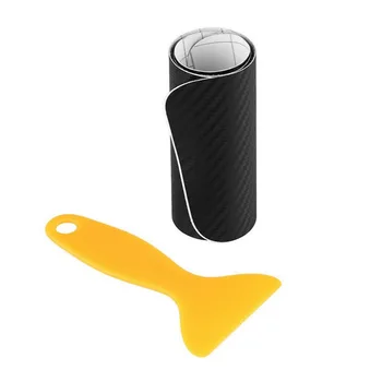 

1x Carbon Fiber Car Rear Bumper Protector Corner Trim Sticker Accessories Anti-slip Anti-scratch Universal Protector Stickers