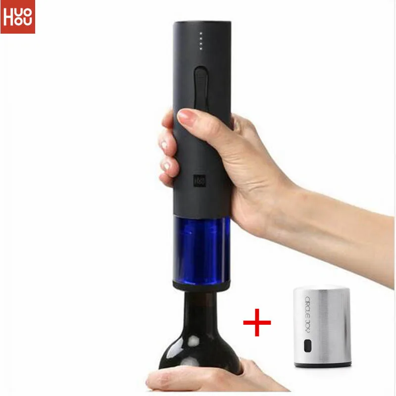 Автоматический штопор Huohou D5 Электрический с пробкой для бутылок вина фольги