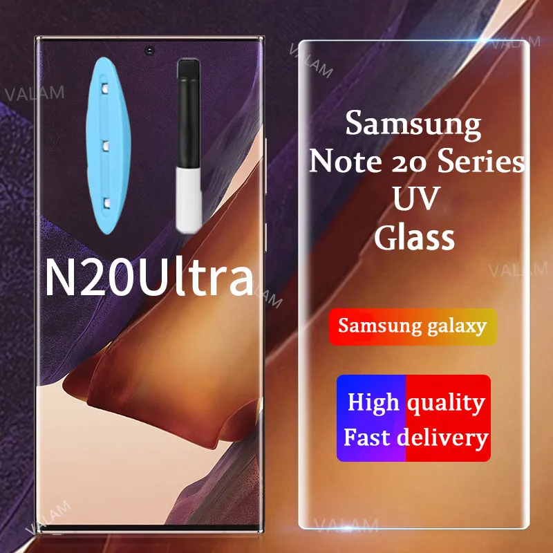 VALAM для Samsung Galaxy Note 20 S20 UItra УФ стекло жидкое закаленное защита экрана|Защитные