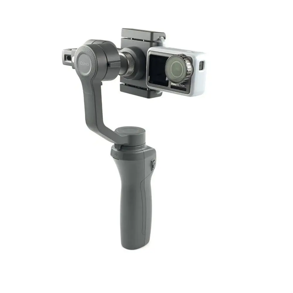Handheld Gimbal Mount for Osmo Dji Action Camera and Sports Camera with Adapter Clip