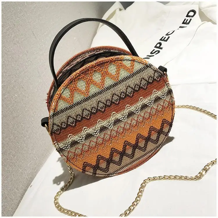 vintage bohemian bag bags chain fringe tassel striped women's handbags purses (28)