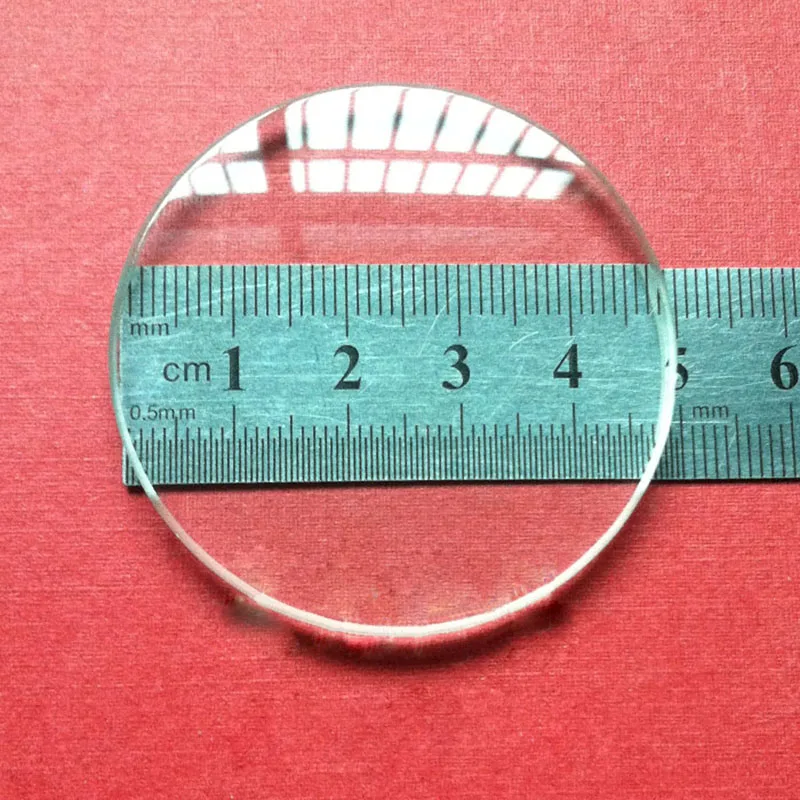 

2pcs 50mm Diameter Double Convex Lens Focal Length 300mm for Physical Optics Experiment Optical Glass Biconvex Lens