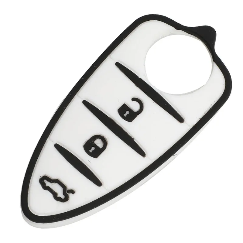 Keyforkess Chiave Dell'automobile Pad per Alfa Romeo Mito 156/159 Giulietta GT 4C Accessori In Gomma Pad Button Shell Chiave A Distanza di Riparazione - Hf584d1d4c9444ced90bd678bc98253596