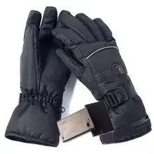 Унисекс Зимние перчатки с подогревом Водонепроницаемый Регулируемый сенсорный экран теплые наборы Y98F