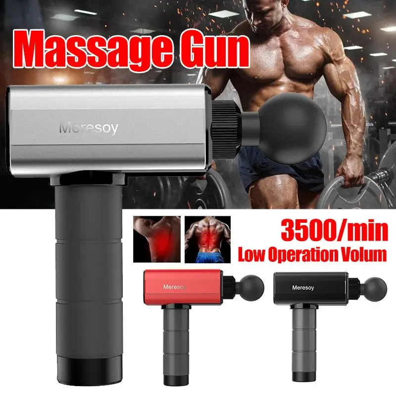 

Muscle Relaxation Machine Deep Tissue Massager Therapy Guns 24V Cordless Lithium 4 Files Relaxed Body Massages Exercising Muscle