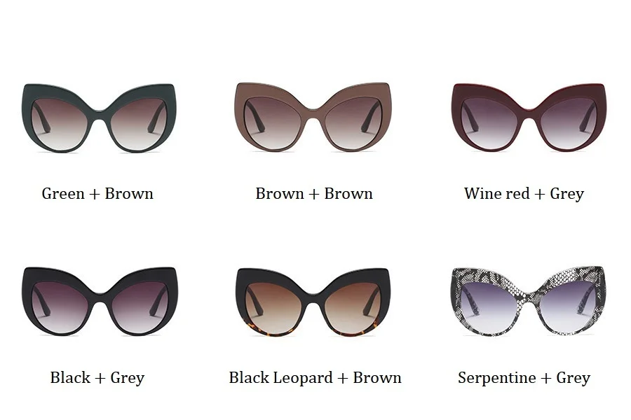 Модные Винтажные женские солнцезащитные очки "кошачий глаз", роскошные ретро солнцезащитные очки с большой оправой, брендовые дизайнерские женские солнцезащитные очки Oculos De Sol Feminino
