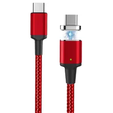 Магнитный кабель нейлоновый слепой двунаправленный 20 v/5a высокоскоростной кабель для быстрой зарядки type-c-type-CMobile Phone
