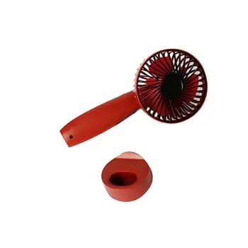 

New Handheld Fan 3 Wind Modes Adjustable Speeds USB Rechargeable Travelling Handy Fan with Removable Base