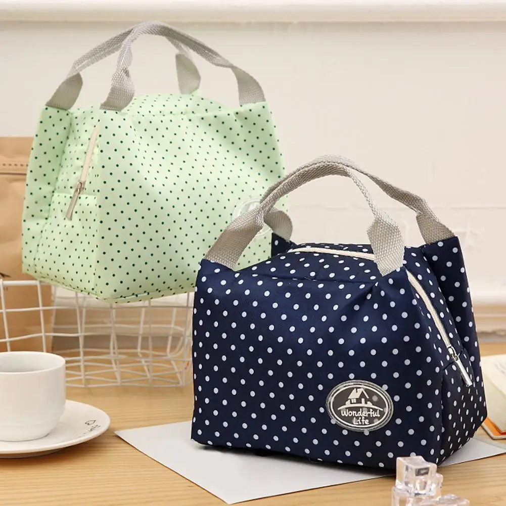 

Portable Handheld Cool Thermal Insulated Lunch Bento Bag Outdoor Storage Handbag HOT SALES 2020