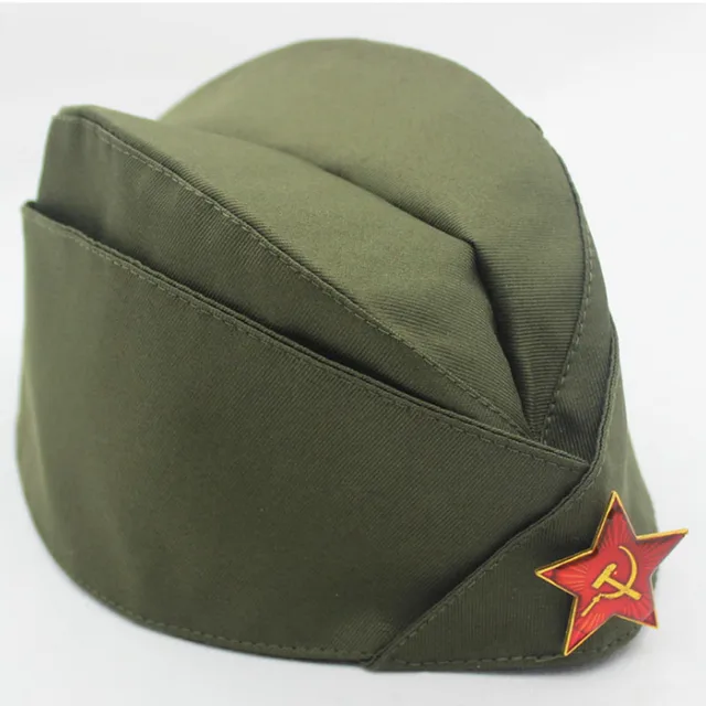 Military Hat Russian Army Cap Green 