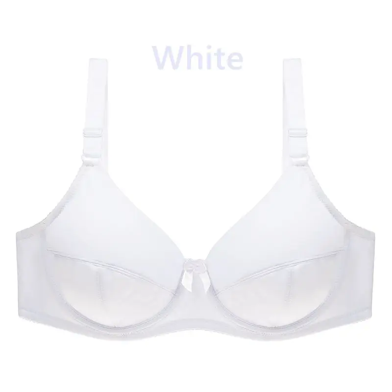 White PariFairy, ультра тонкий бюстгальтер без подкладки, сексуальное нижнее белье для женщин, летнее комфортное белье на косточках, бюстгальтер без косточек размера плюс, пуш-ап, Bh 36B-52F - Цвет: White