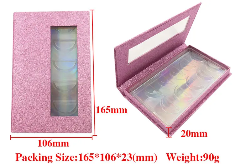 False eyelashes box