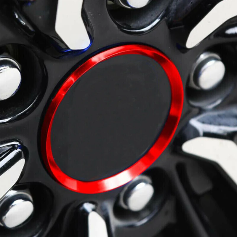 Авто Красный сердечник колеса кольцо крышки отделка комплект для Toyota Camry