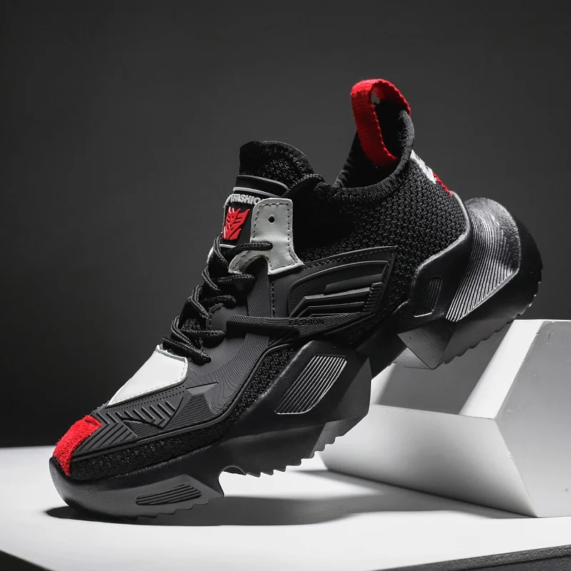 2019 Male Lace-up Men Sneakers High Quality Man Non Slip Comfortable Casual Shoes Mesh Outdoor Walking Zapatillas |