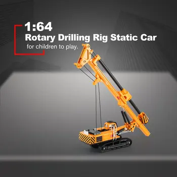 

Vehicle 1:64 Rotary Drilling Rig Static Car Kaidiwei 625021 Boxed Rotary Drilling Rig Alloy Engineering Vehicle Children Toy