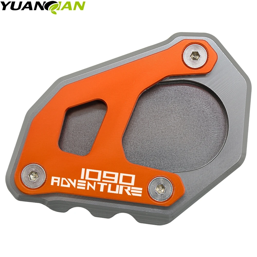 Для KTM 1050 1090 1190 1290 приключение ADV 2007- Мотоцикл с ЧПУ боковая стойка расширения пластины подставки увеличить Pad - Цвет: gray and Orange