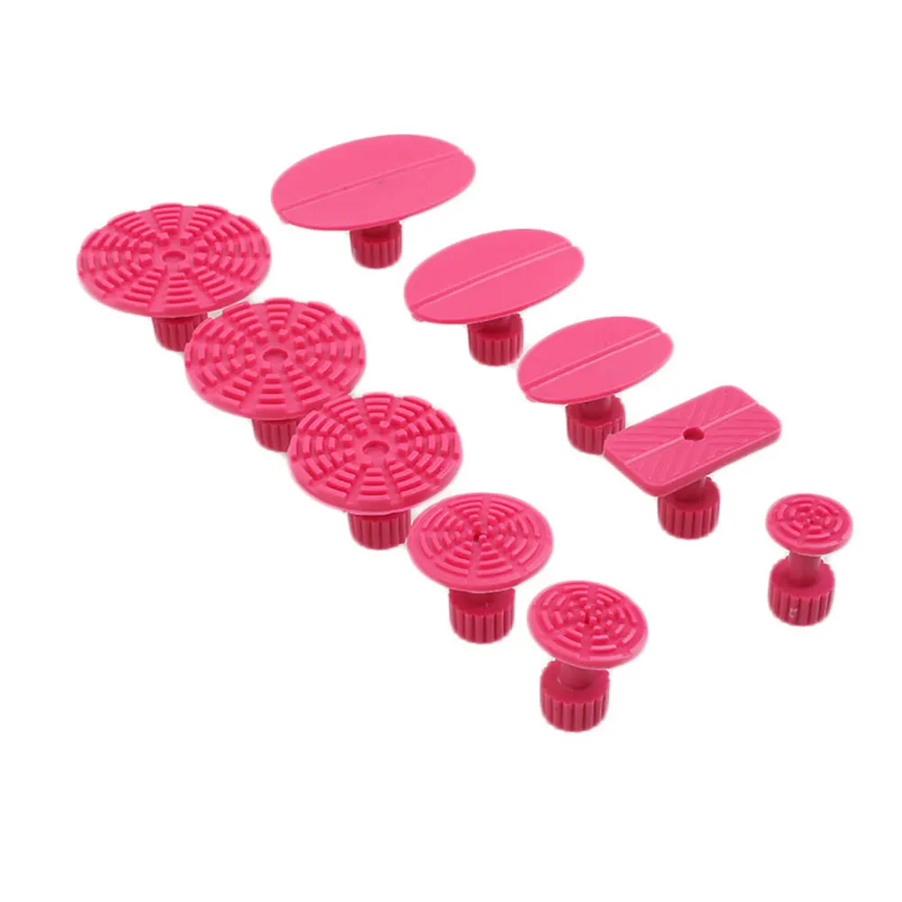 

Car Auto Silver Van Slide Hammer T Pull Rod With10 Red Drawing Repair Kit