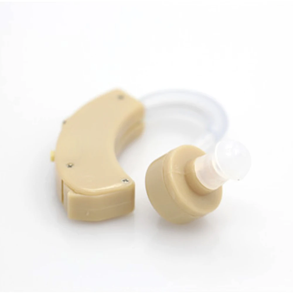 Регулируемые невидимые ультра маленькие слуховые аппараты усилитель звука 6 Leves громкость тон для глухих кнопка батареи