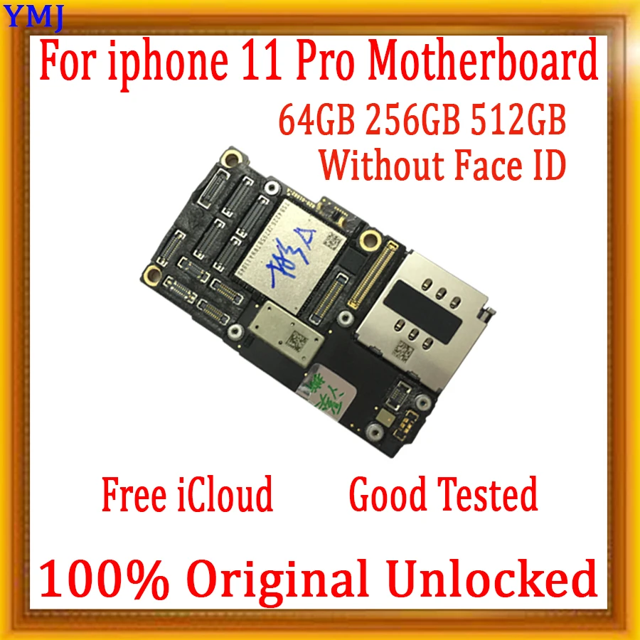 US $227.95 For iPhone 11 Pro NoWirth Face ID Motherboard Free iCloud IOS 100 Original Unlocked For iPhone 11 Pro Logic Board 64gb 256gb