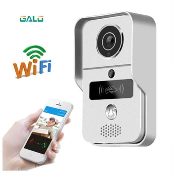 

WiFi Smart Wireless Security DoorBell HD 720P Visual Intercom Recording Video Door Phone Remote Home Monitoring Night Vision