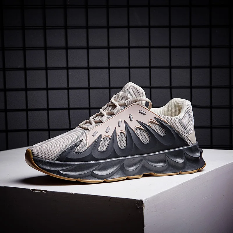 

New Men's Shoes with Thick Bottom 2019 Increased Daddy Shoes Net Red Volcano Tidal Casual Shoes Summer Sports Leisure Sneakers