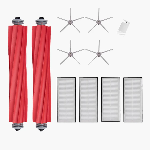 XiaoMi Roborock T7S S7 HEPA Accessory of Filter Main Brush/Cover Mop Cloth Side Brush Vacuum Cleaner Part Package  4B