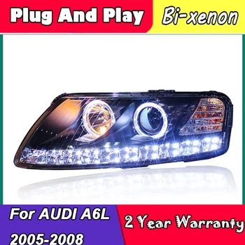 

For Audi A6L Headlights 2005-2008 Year A6 Headlight DRL Front Lamp Assembly