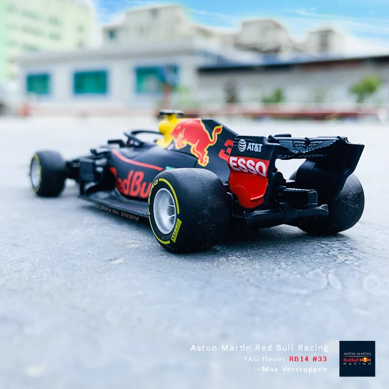 Bburago 1:43 Феррари Red Bull Benz формулы RB14 нет. 33 гоночный автомобиль сплав литьем под