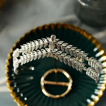 

Stunning Double-layer Brides Tiara Headpieces Crystal Brides Hair Headpieces Wedding Hair Accessories
