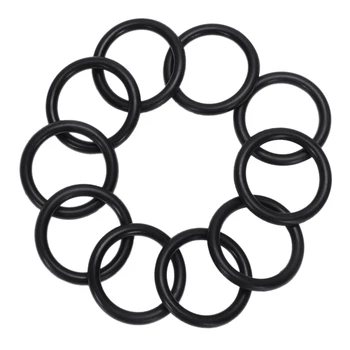 

10 Pieces 32mm OD 25mm Inner od. Black Nitrile Rubber O Ring Oil Seal Ring