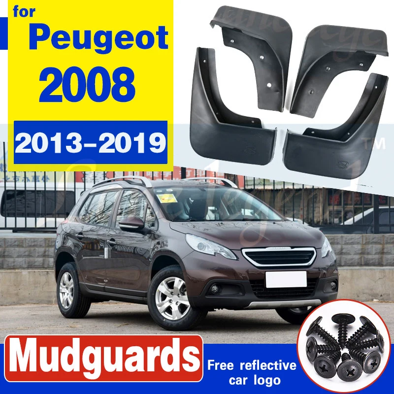 Брызговики для Peugeot 2008 SUV 2013 2019 2014 2016|Грязезащита| |