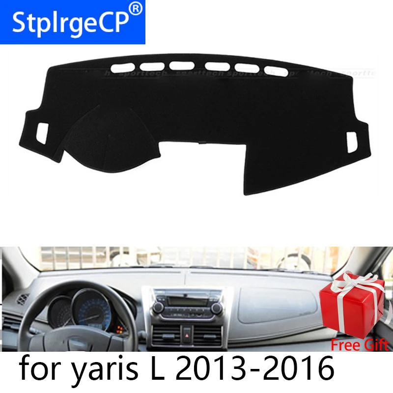 Для Toyota yaris L 2013 2014 2015 2019 автомобильный Стайлинг Даш коврик покрытие для приборной