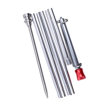 

New Folding Lamp Pole Outdoor Portable Adjustable Lamp Camping Bracket Ultralight Aluminum Alloy Camping Pole