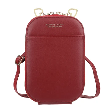 

Women Shoulder Bag Fashion New Messenger Bags Simple Handbag Female High Quality Pu Leather Crossbody Bag Red Yellow Phone Purse