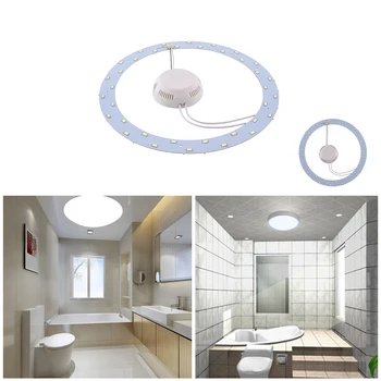 

18W 36 SMD LED Panel Circle Annular Home Practical Ceiling Light Pure White