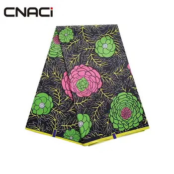 

CNACI New Arrivals African Wax Fabric 6 Yards/Piece Ankara Fabric African Real Wax Prints Tissu Africain Ankara Polyester Fabric