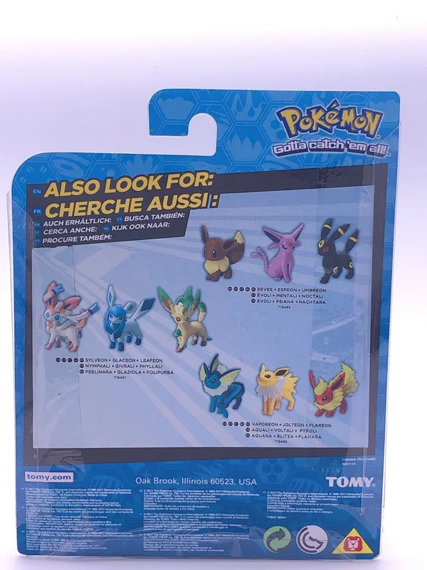 Takara Tomy Pokemon Eevee семейная фигурка игрушки Модель Коллекция экшн-игрушки для детей на день рождения рождественские подарки