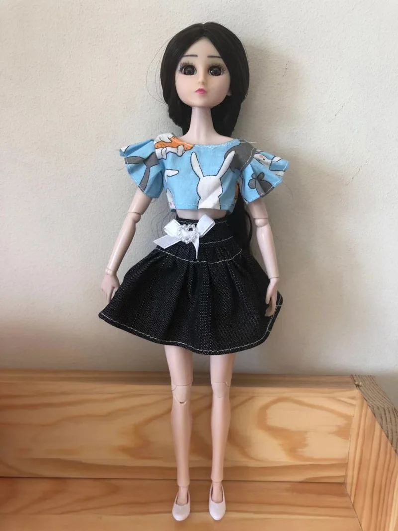 Куклы 29 см подвижные 16 суставов 1/6 BJD тело куклы с кроликом комплект одежды обувь