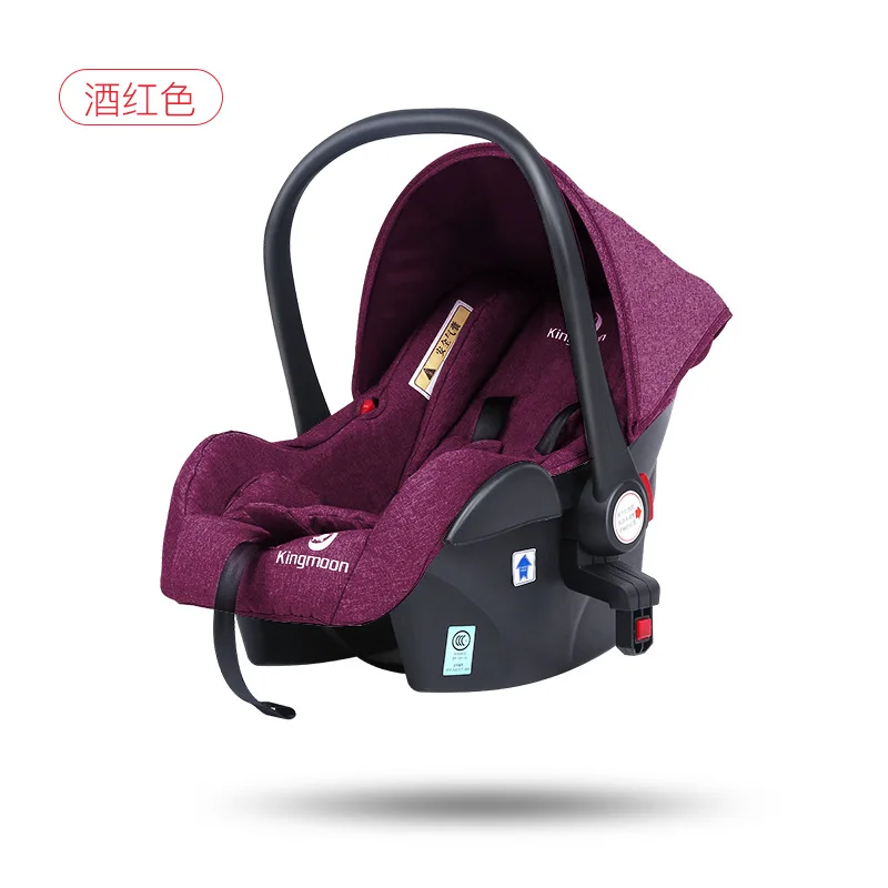 wine red car seat Детская коляска yoya, ультра-светильник, складные коляски для новорожденных, тип корзины, безопасное сиденье, коляска 3 в 1, коляска, детская коляска, 5,8 Кг, переносная - Цвет: wine red car seat