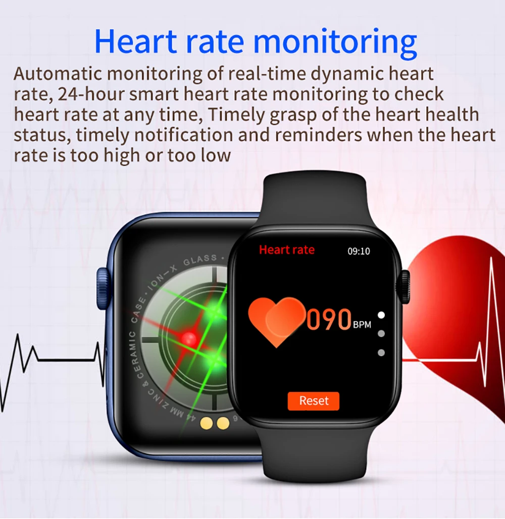 2021 Original X8 Max Smart Watch 1.75" Custom Dia BT Call Sports Sleep Monitor Heart Rate Men Woman IWO 13 Series 7 Smartwatch