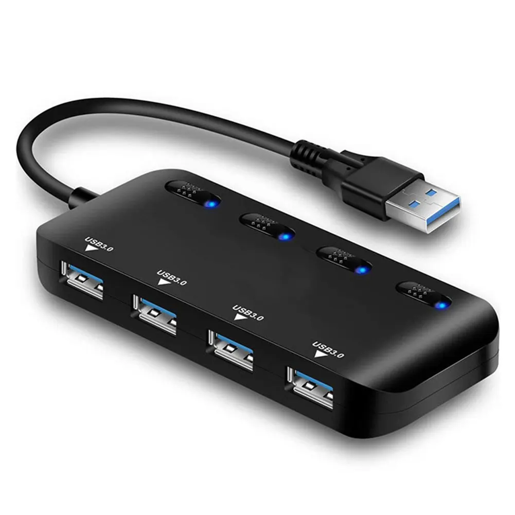 Микро 4 Порты и разъёмы разветвитель usb хаб высокого Скорость планшет ноутбук