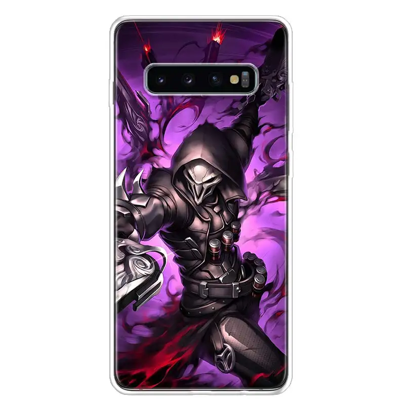 Чехол для телефона Overwatchs Game D. VA для samsung Galaxy S10+ Lite Note 10 9 8 S9 S8 J4 J6 J8 Plus S7 S6