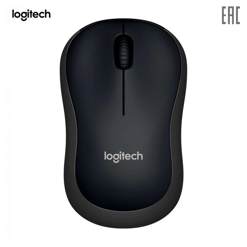 Мышь беспроводная Logitech B220 Silent Black(черная, оптическая, 1000dpi, 2.4 GHz/USB-ресивер, бесшумная